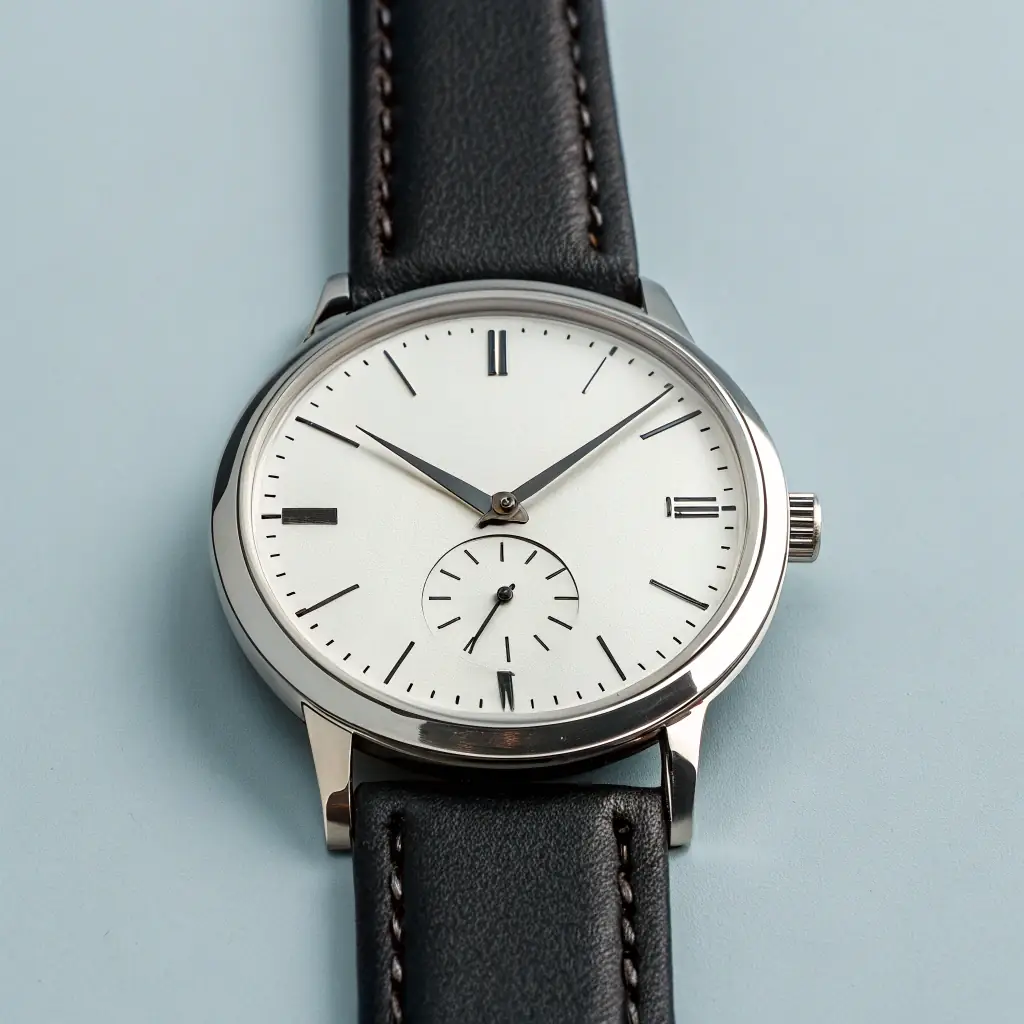 Bravien Minimalist Leather Watch